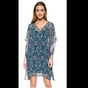 Ella Moss Lorelei Printed Silk Caftan Dress